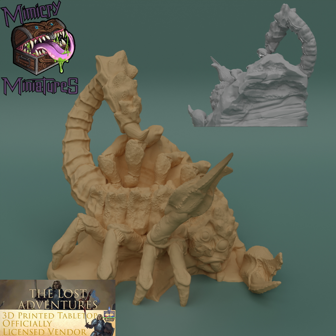 Giant Scorpions - The Lost Adventures from 3D Printed Tabletop image 5